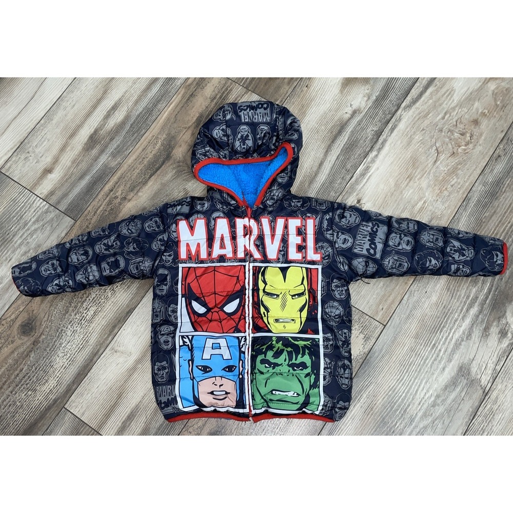 Marvel Kids Reversable Jacket -‎ Marvel - Size 2T
